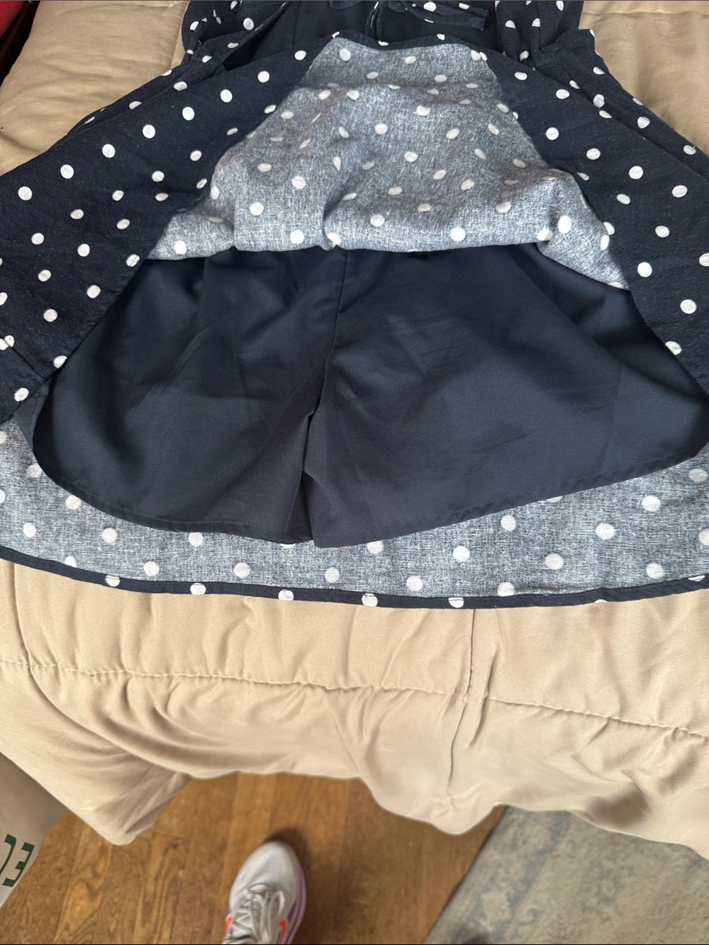Hollister Navy Polka Dot Sundress - Picture 4 of 4